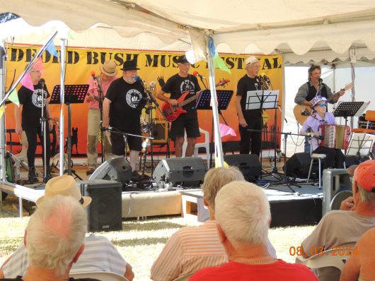 First Band in Sandford Bush Music Festival